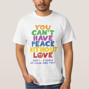 Camiseta Amor y paz