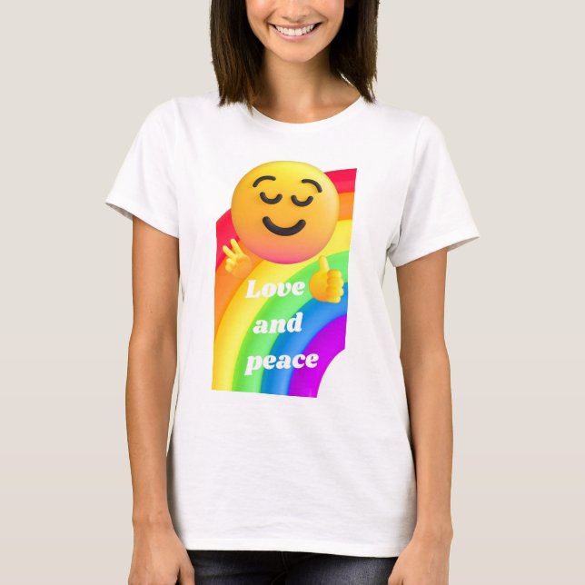 Camiseta amor y paz (Anverso)