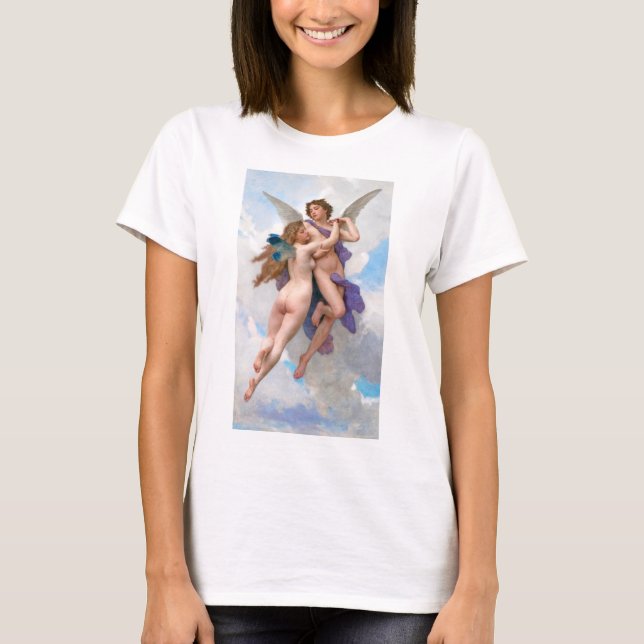 Camiseta Amor y Psique, Bouguereau (Anverso)