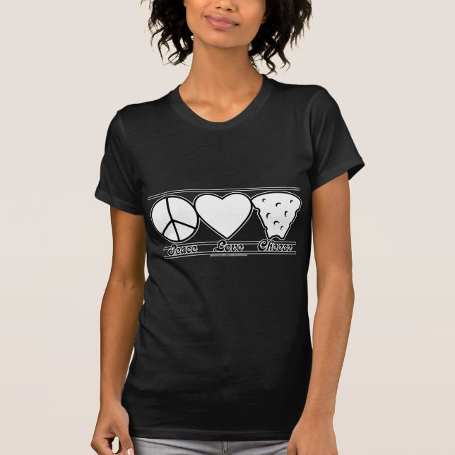 Camiseta Amor y queso de la paz (Anverso)