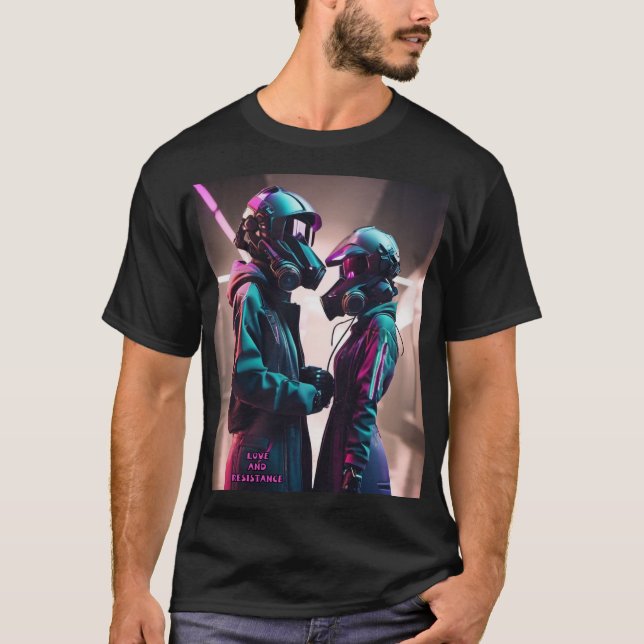 Camiseta AMOR Y RESISTENCIA Ámbito futuro (Anverso)