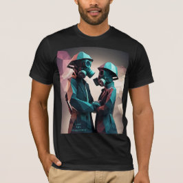 Camiseta AMOR Y RESISTENCIA POLÍTICO Isométrico BAJO