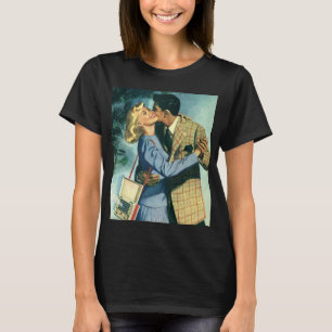 Camiseta Amor y romance vintage, baile de Navidad