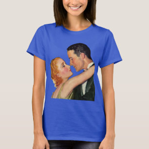 Camiseta Amor y romance vintage, películas retro de Hollywo