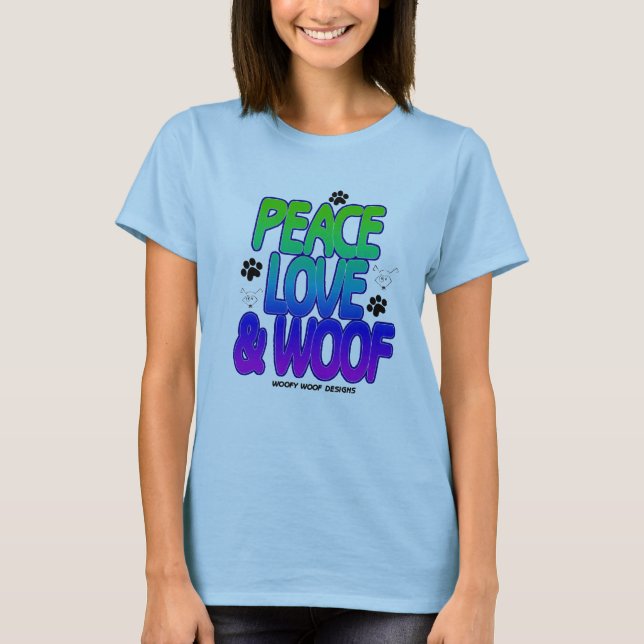 CAMISETA AMOR Y TEJIDO DE LA PAZ (Anverso)