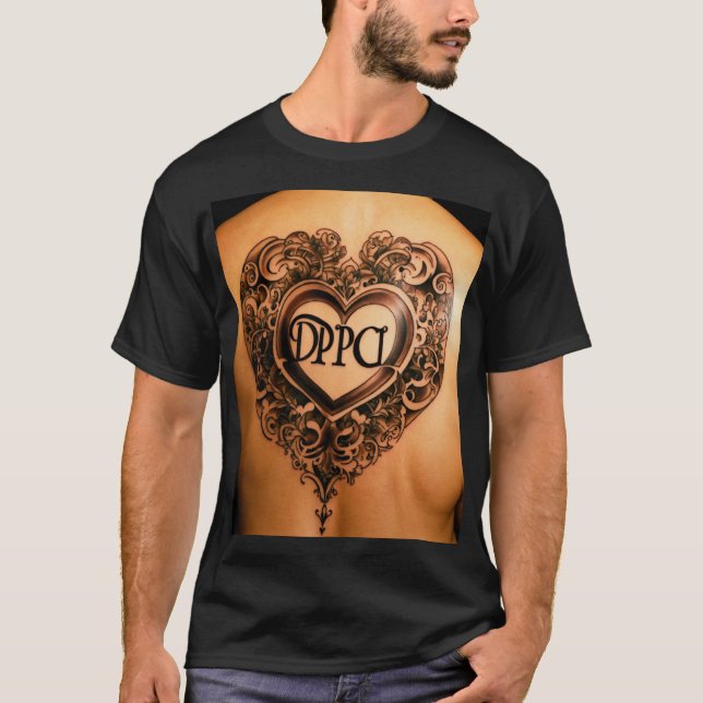 Camiseta Amor y tinta: tatuajes del corazón para audaces al (Anverso)