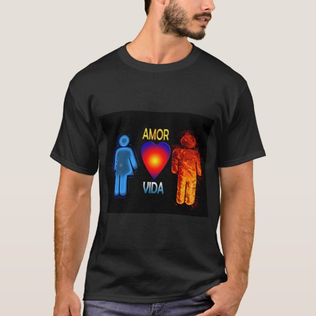 Camiseta amor y vida (Anverso)