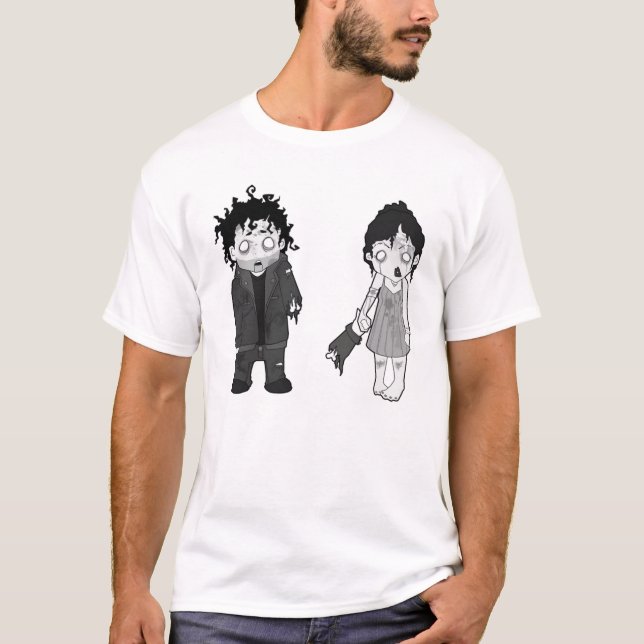 Camiseta Amor zumbi - Love zombie (Anverso)
