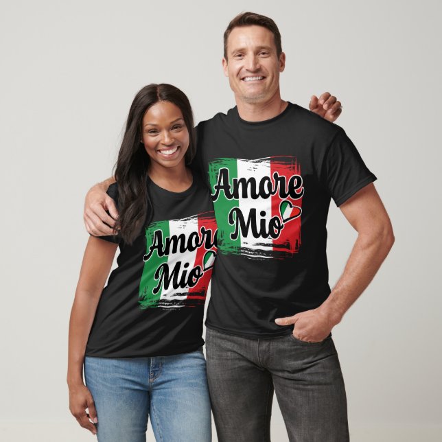Camiseta Amore Mio Tshirt italiano (Unisexo)