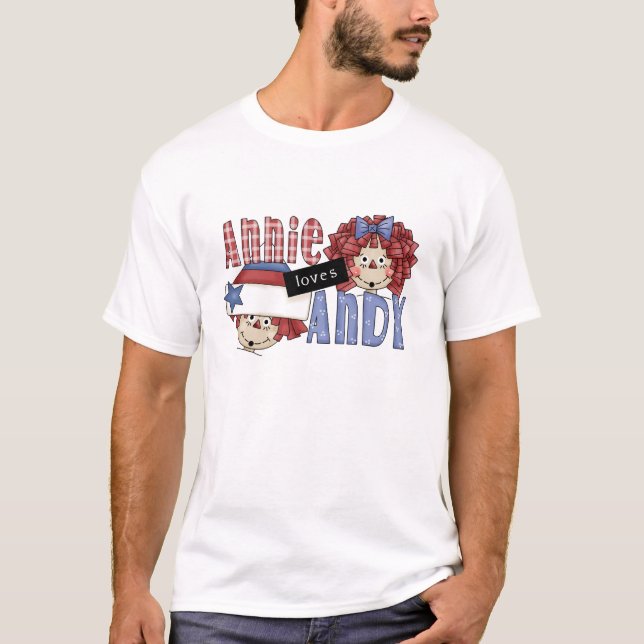 Camiseta Amores Andy Ragdoll de Annie (Anverso)