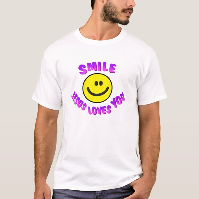 Camiseta Amores de Jesús de la sonrisa usted (Anverso)