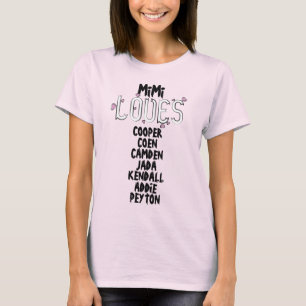 Camiseta AMORES PERSONALIZADOS MiMi sus grandkids