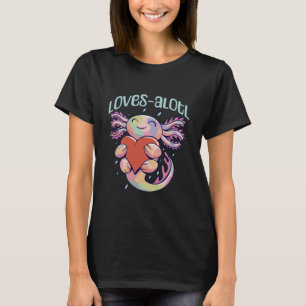 Camiseta Amores románticos - ajolote feliz