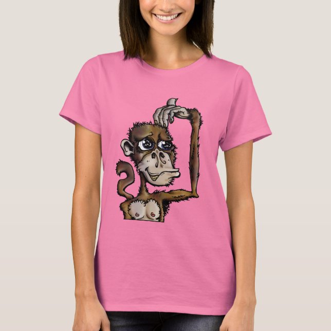 Camiseta Amortiguación de los monos-JGAD (Anverso)