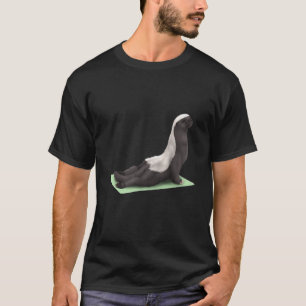 Camiseta Amortiguador de yoga Pose Meditación Zen Workout E