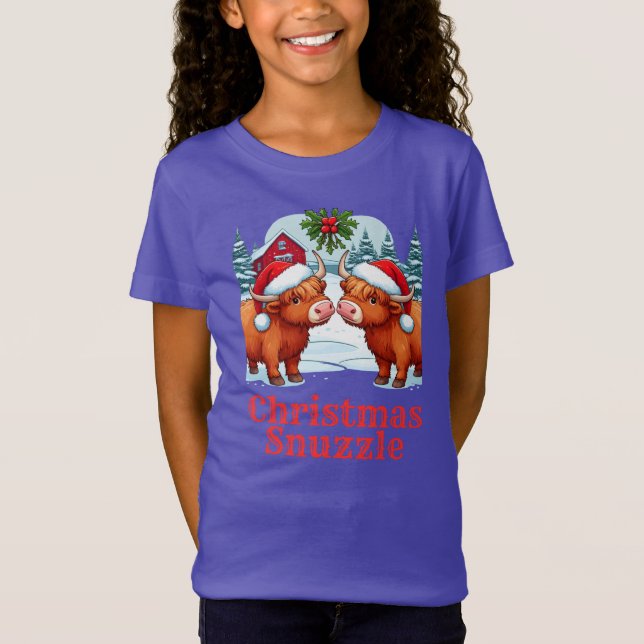 Camiseta Amortiguamiento de vacas de la región montañosa de (Anverso)