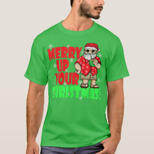 Camiseta Amortiguar a tus Navidades con un Vac hawaiano de