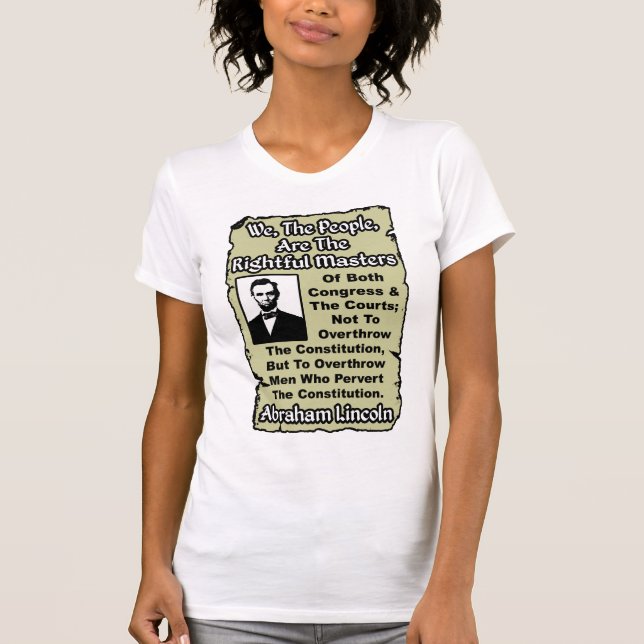 Camiseta Amos legítimos (Anverso)