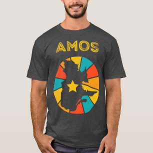 Camiseta Amos Quebec Canada Vintage Distresres Souvenir 1