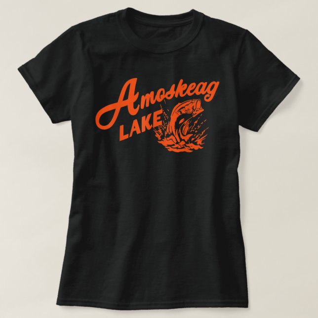 Camiseta Amoskeag Lake Gift For Fishing Lover 2022  (Diseño del anverso)