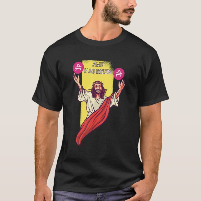 Camiseta Amp Crypto Ha Aumentado La Criptodivisa Jesús (Anverso)