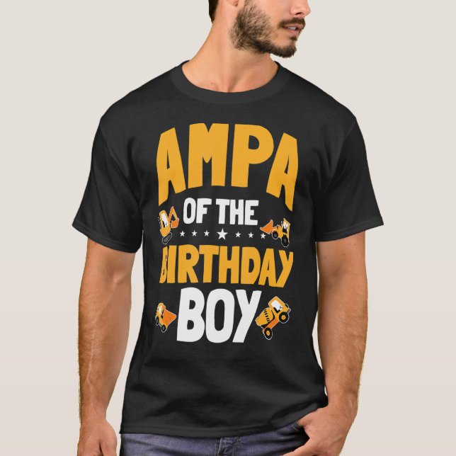 Camiseta Ampa Del Cumpleaños De Los Trabajadores De Constru (Anverso)
