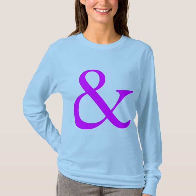 Camiseta Ampersand - Magenta (Anverso)