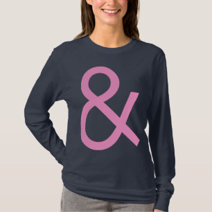 Camiseta Ampersand - Rosa en la oscuridad