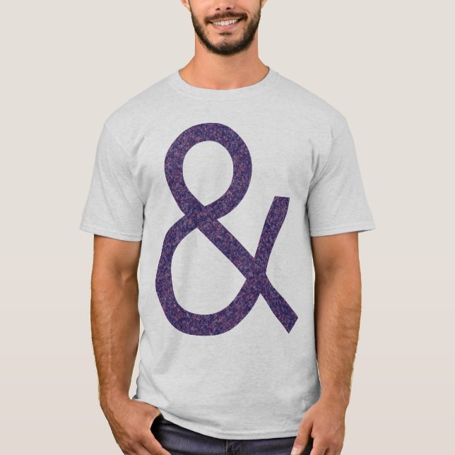 Camiseta Ampersand - Tread texturizado con luz (Anverso)