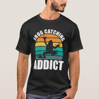 Camiseta Amphibian Frog Catching Addict Frog Hunting