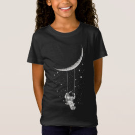 Camiseta amplia extensión de espacio llena de estrellas