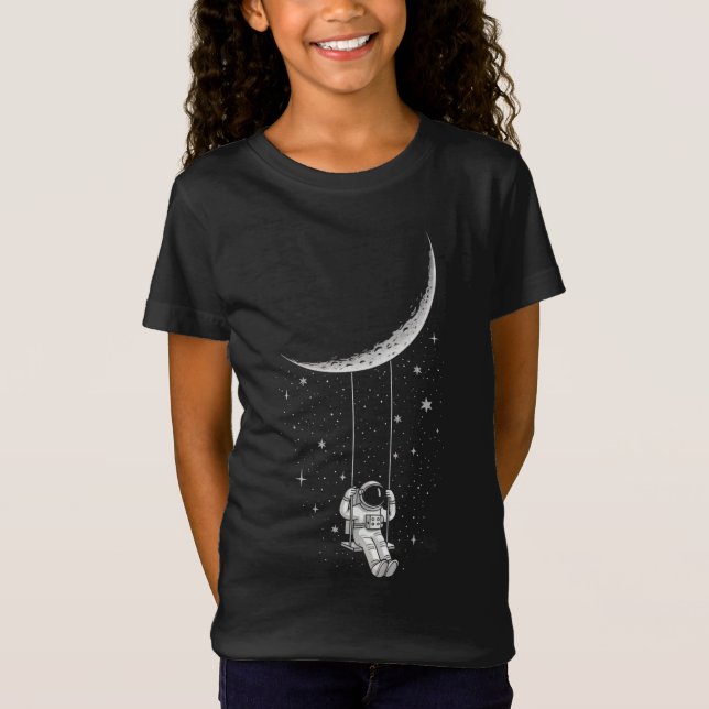 Camiseta amplia extensión de espacio llena de estrellas (Anverso)