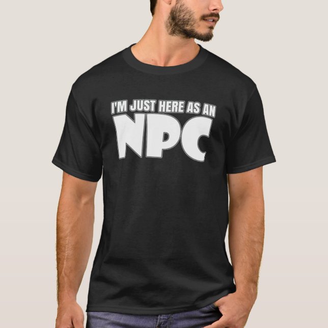 Camiseta Ampliación de eventos aquí como NPC (Anverso)