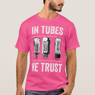 Camiseta Amplificador Amp de tubo de vacío Amplificador de