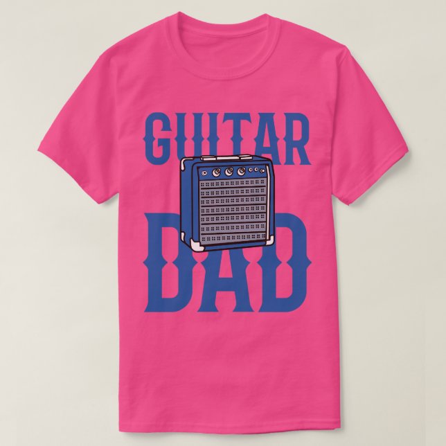Camiseta Amplificador Guitar Dad (Diseño del anverso)
