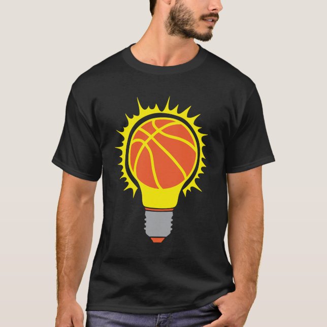 Camiseta ampoule basketball ballon bulb birne (Anverso)