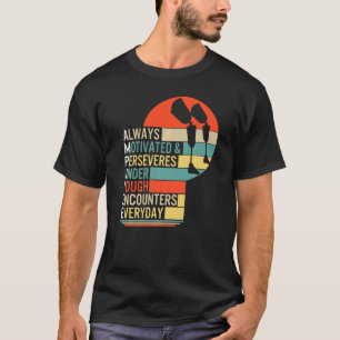 Camiseta Amputación Siempre Motivada Y Persevera Prosma De