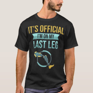 Camiseta Amputado de amputación de la pierna con lomo pros