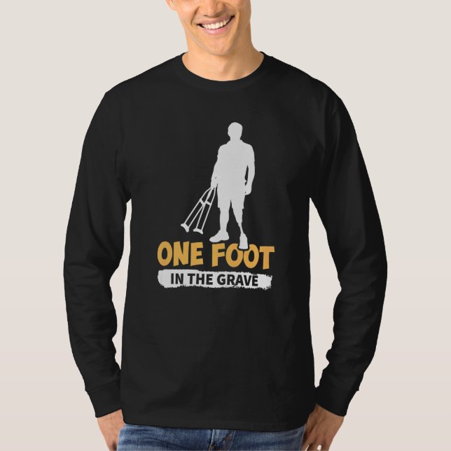 Camiseta Amputation One Foot In The Grave   (Anverso)