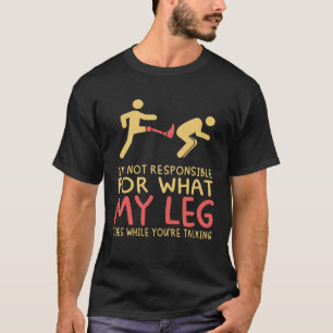 Camiseta Amputee de la pierna biónica protésica