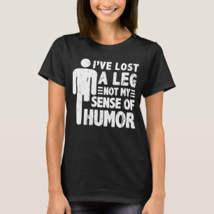 Camiseta Amputee de la pierna protésica