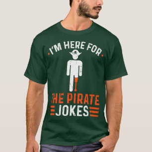 Camiseta Amputee divertida pierna de Chiste pirata protésic