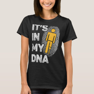 Camiseta Amputee - Divertido es en mi ADN Prostética Leg Am