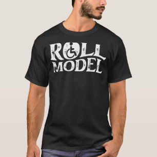 Camiseta Amputee Handicap - Rollo Modelo Funny silla de rue