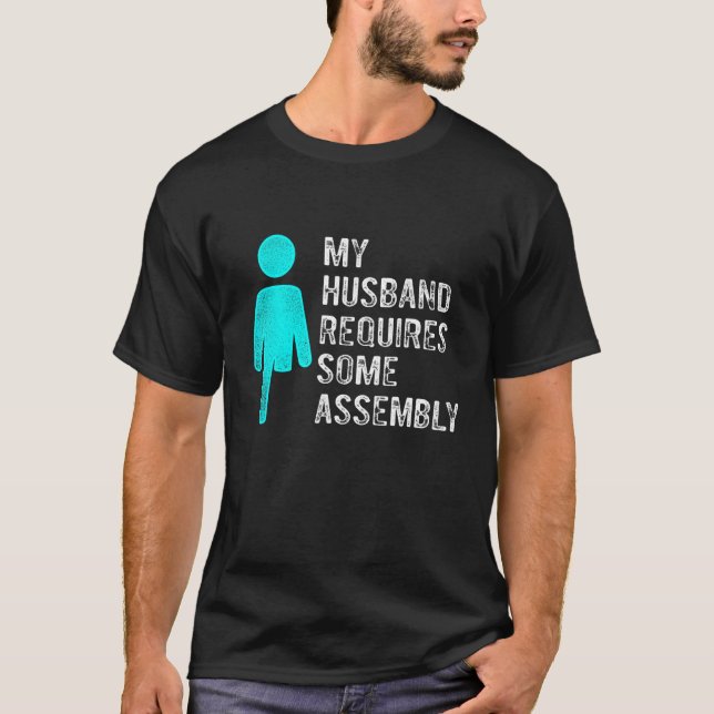 Camiseta Amputee Humor Husband Assembly Leg Arm  Recovery 2 (Anverso)