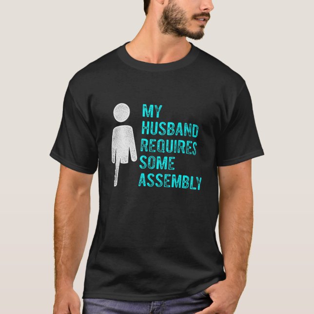 Camiseta Amputee Humor Husband Assembly Leg Arm  Recovery 3 (Anverso)