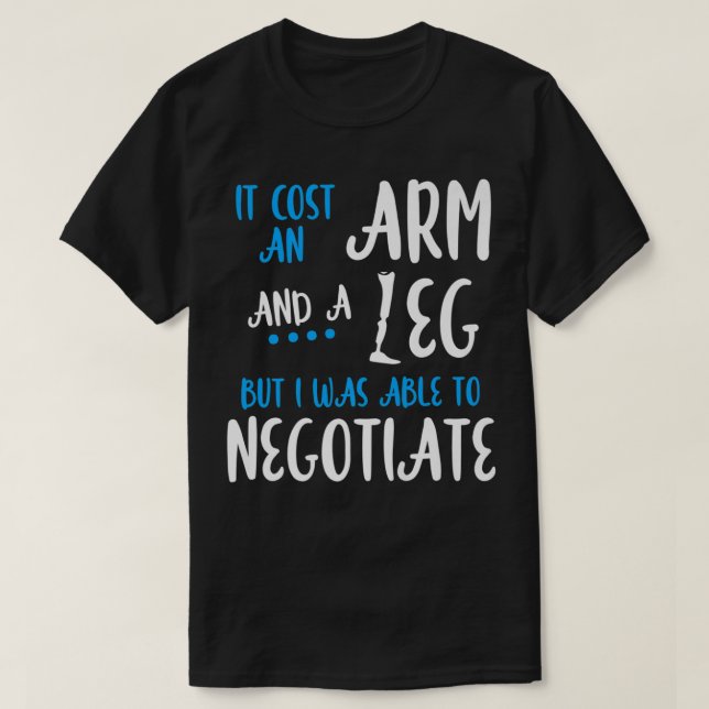 Camiseta Amputee Humor Leg Arm Graciosa Recuperación Premiu (Diseño del anverso)