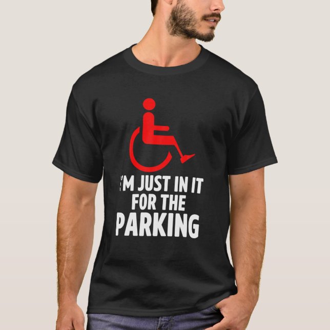 Camiseta Amputee Humor Parking Leg Arm Graciosos Regalos De (Anverso)