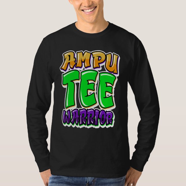 Camiseta Amputee Humor Surviving Leg Arm  Recovery (Anverso)
