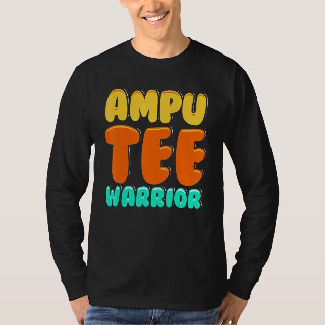 Camiseta Amputee Humor Winning Leg Arm  Recovery  1 (Anverso)